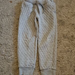 Gray Quilted Kids Joggers